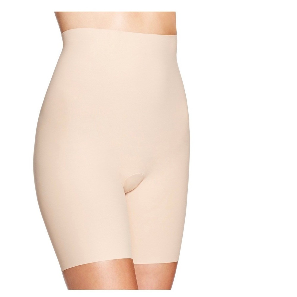 Commando Classic Control Shorts Beige Nude High Waist Shapewear CC113 Large
